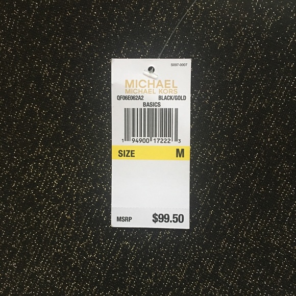 MICHAEL KORS |  Gold Sparkle Sweater - Picture 4 of 4